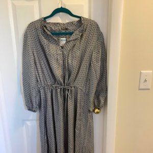 Liberty Dress - mini flora geometric